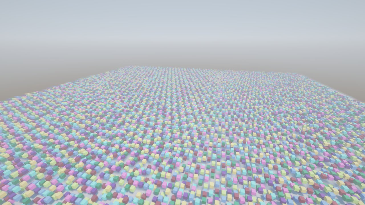 A field of 20,000 coloured boxes under the sun
